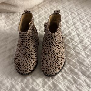 4/$22 Leopard Print Ankle Boots